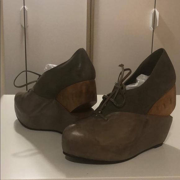 Barely used All Saints unique platform shoes - Picture 1 of 3